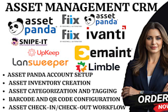 asset management crm maintainx refttab oddo aptean asset panda infor limble fiix