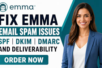 fix emma email spam issues spf dklm dmarc and deliverability