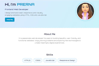 design professional responsive HTML CSS landing page or web layout