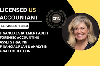 do forensic accounting, fraud detection, asset tracing, fiduciary accounting