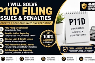 solve p11d filing issues, penalties, benefits, and self employed tax reporting