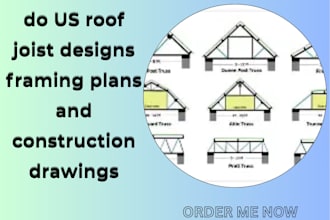 do US roof joist designs framing plans structural construction drawings permit