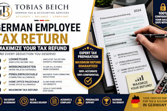 file german tax return employee lohnsteuer werbungskosten and maximize refund