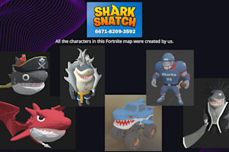 create 3d models for your roblox game or fortnite ugc
