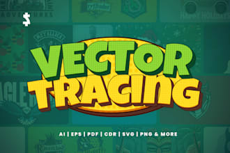 convert logo, design or image into vector