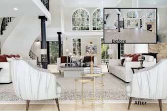 do virtual staging and virtual renovation for your listing