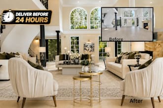 affordable professional virtual home staging for real estate listing