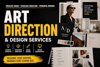 create art direction for branding and marketing campaigns