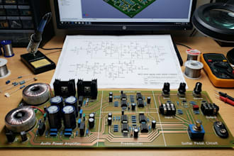 design schematic  pcb for audio amplifiers preamps guitar pedals and analog