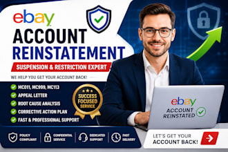 do ebay account reinstatement, mc011, mc999 appeal letter ebay reopen suspension