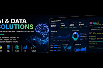 build dashboards, data analytics and ai solutions