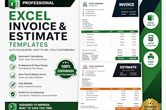 create automated excel invoice and estimate templates that save time