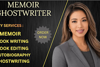 professionally be your memoir and autobiography ghostwriter