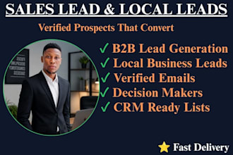 generate targeted sales leads, local leads, and sales prospect lists