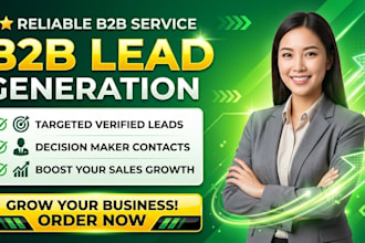 qualified b2b lead generation decision maker data