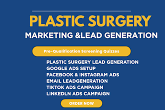 plastic surgery leads, cosmetic leads facebook ads bbl leads google ads