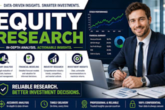 create a professional equity research, financial analysis and investment report