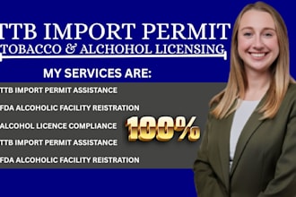 do fda registration tobacco licensing ttb permit alcohol licensing import permit