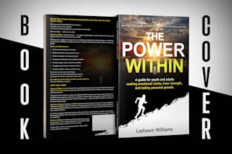 create kindle book cover design, ebook cover design, paperback and book design