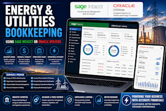 do expert energy and utilities bookkeeping using sage intacct, oracle utilities