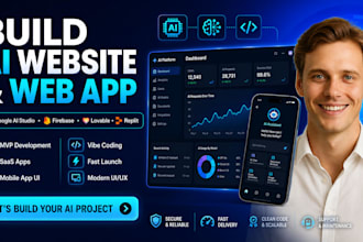 build ai website web app with google ai studio firebase lovable replit