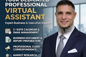 be your professional virtual assistant and executive support