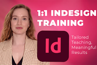 teach beginners how to use adobe indesign professionally