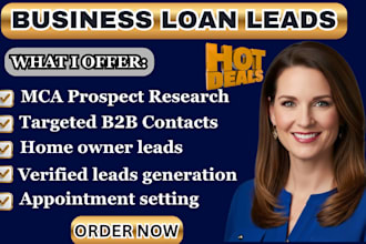 generate mca leads business loan lead mca leads with targeted b2b lead mca lead
