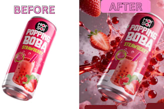 do professional photo manipulation and product photo editing
