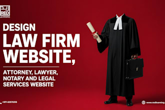 design lawyer website, attorney, law firm, notary and legal services website