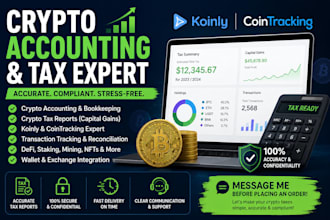 do crypto accounting, tax reporting, koinly, cointracking and bookkeeping