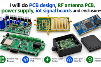 do pcb design rf antenna pcb power supply iot singal board and enclosures