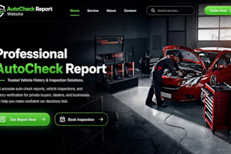 build vehicle accident history services website autocheck report services site