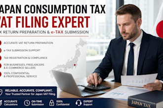 file japan consumption tax vat filing ,tax return preparation and e tax submits