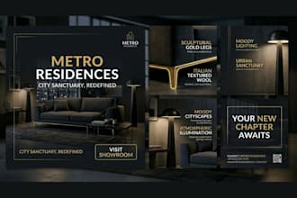 design premium minimalist social media posts and templates