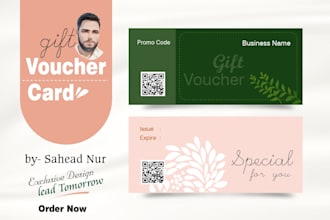 design urgent voucher, coupon, gift certificate