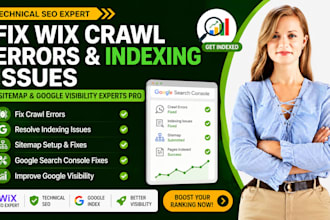 fix wix crawl errors, indexing issues, sitemap and google visibility experts pro