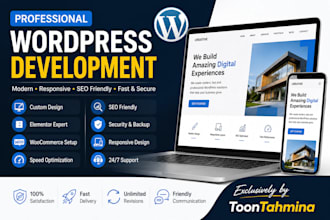 design a fast, SEO friendly wordpress website