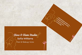 design a professional business card for your brand