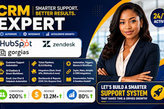 hubspot zendesk gorgias pipedrive CRM freshdesk CRM support ai automation setup