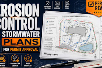 create erosion control and stormwater management plans