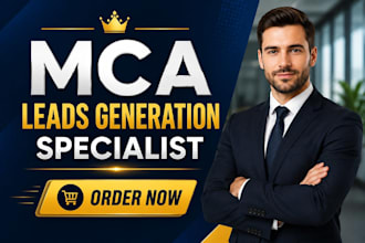 provide mca leads business loan leads exclusive leads and funding b2b prospects