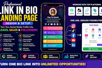 create linktree link in bio social media landing page qr code beacons taplin