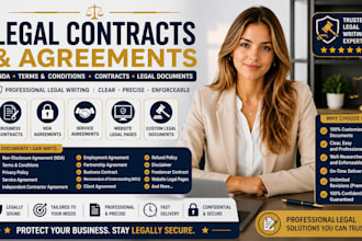 write legal lawyer attorney contracts nda terms and condition agreement resume
