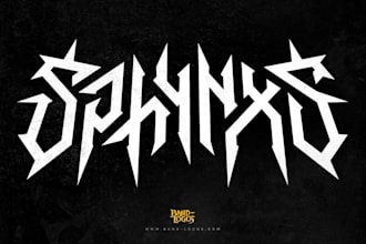 create design a thrash metal and heavy metal logo