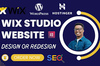 design wix website redesign wix update wix build wix studio website design