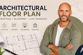 architectural floor plan drafting, blueprint, cad floor plan, house drawing