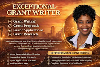 write a winning grant proposals grant application small business grant request
