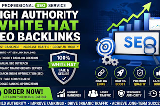 build authority white hat SEO backlinks to boost your website traffic