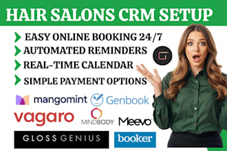 do hair salons crm fresha vagaro glossgenius mindbody mangomint booker genbook